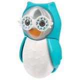 Flipper Fun Animal Smarty Owl Toothbrush with Holder and Timer - Blue