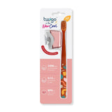 Flipper Bristles Soft Toothbrush with Cover -  Flora Pink