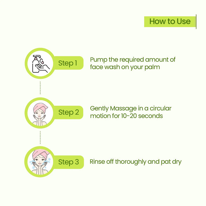 Mother Sparsh Tulsi & Tea Tree Foaming Facewash - 100ml - Laadlee