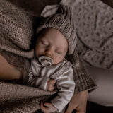 Frigg Rope Latex Baby Pacifier 6M-18M, 1Pack, Blush - Size 2 - Laadlee