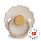 Frigg Daisy Silicone Baby Pacifier 0-6M, 1Pack, Chamomile - Size 1 - Laadlee