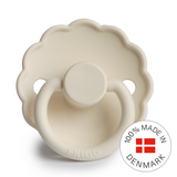 Frigg Daisy Silicone Baby Pacifier 6M-18M, 1Pack, Cream - Size 2 - Laadlee
