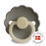 Frigg Daisy Silicone Baby Pacifier 6M-18M, 1Pack, Portobello Night - Size 2 - Laadlee