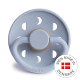 Frigg Moon Phase Latex Baby Pacifier 6M-18M, 1Pack, Powder Blue - Size 2 - Laadlee