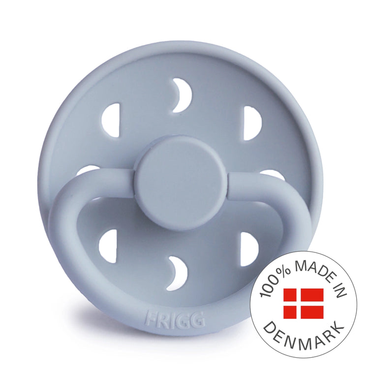 Frigg Moon Phase Silicone Baby Pacifier 0-6M, 1Pack, Powder Blue - Size 1 - Laadlee