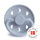 Frigg Moon Phase Silicone Baby Pacifier 6M-18M, 1Pack, Powder Blue - Size 2 - Laadlee