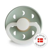 Frigg Moon Phase Latex Baby Pacifier 6M-18M, 1Pack, Sage Night - Size 2 - Laadlee