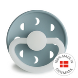 Frigg Moon Phase Silicone Baby Pacifier 0-6M, 1Pack, Stone Blue Night - Size 1 - Laadlee