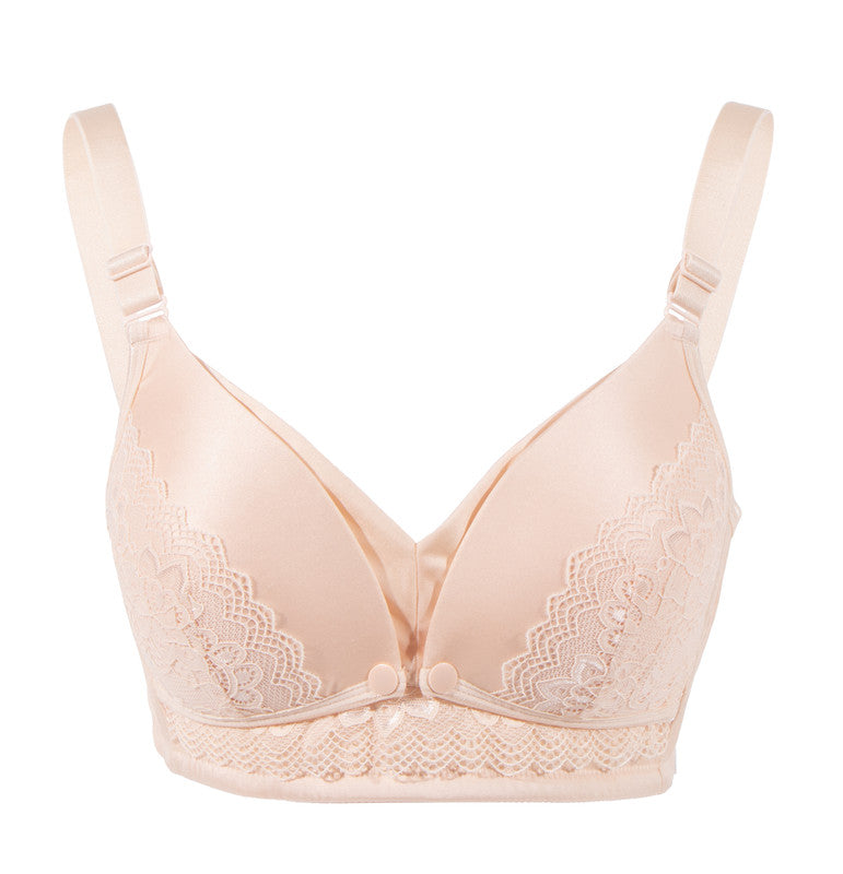 Okus Full Cup Maternity & Nursing Bra - Beige - Laadlee