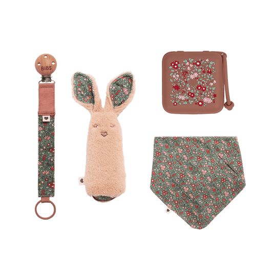 BIBS Liberty Xmas Baby Bundle Chamomile Lawn - Woodchuck