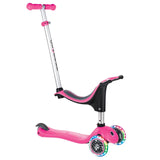 Globber Go Up Sporty Lights Scooter - Deep Pink