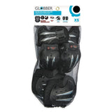 Globber Fila Protective Junior Set Range A, Size - Xs for Kids <25Kg of Weight- Black