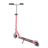 Globber Flow Element Lights Scooter - Coral Pink