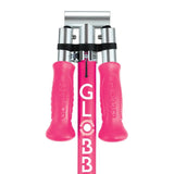 Globber Flow Foldable Junior Lights Scooter - Fuchsia