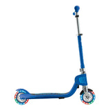Globber Flow Foldable Junior Lights Scooter - Navy Blue