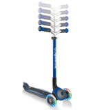 Globber Master Lights Scooter - Navy Blue