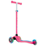 Globber Primo Plus Lights - Fuchsia & Sky Blue
