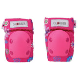 Globber Toddler Pads - Deep Pink & Flowers