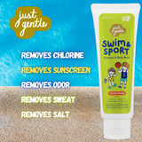 Just Gentle Swim & Sport Shampoo and Body Wash Fruity Fresh - 180ml
