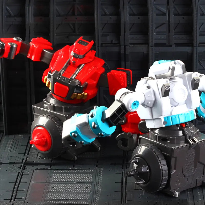 Crazon Rotate Fighting Robot (Two Pack) - Blue/ Red - Laadlee