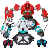 Crazon Rotate Fighting Robot (Two Pack) - Blue/ Red - Laadlee