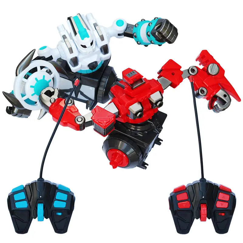 Crazon Rotate Fighting Robot (Two Pack) - Blue/ Red - Laadlee