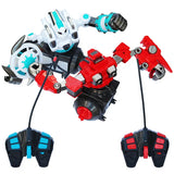 Crazon Rotate Fighting Robot (Two Pack) - Blue/ Red - Laadlee