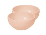 Inochi Amori Small Feeding Bowl 415ml Pack of 2 - Milky Orange