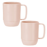 Inochi Amori Tall Drinking Cup 350ml - Light Pink (Pack of 2)