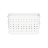 Inochi Tokyo Multi Purpose Storage Basket with Handle - White (43 x 28 x 24 cm)