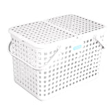 Inochi Nachi Multi Purpose Basket with Strap Handbag - White (46 x 32 x 31 \cm)