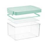 Inochi Tritan Hokkaido Food Container 1000ml - Tea Green-Matcha