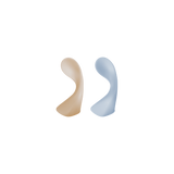 Inochi Amori 2pc Training Spoons Set - Milky Orange & Light Blue