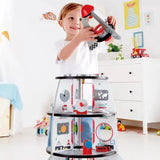 Hape Wooden Four-Stage Rocket Ship - 20Pcs
