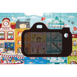 Hape Animated City Cardboard Game - 49Pcs