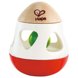Hape Egg-Shaped Wooden Bell Rattle
