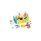 Hape Build-It Wooden Tool Box With Accessories - 83Pcs