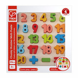 Hape Chunky Number Math Wooden Puzzle - 24Pcs