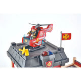 Hape Fire Station Playset Includes Wooden Dollhouse
