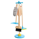 Hape Kids Clean Up Broom Set, Real Cleaning Playset - 6 Pcs
