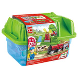 Hape Countryside Train Bucket Set - 41Pcs