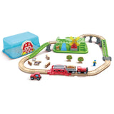 Hape Countryside Train Bucket Set - 41Pcs