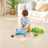 Hape Countryside Train Bucket Set - 41Pcs
