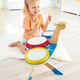 Hape Wooden Drum and Cymbal Musical Toy Set