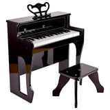 Hape Dynamic Sound Upright Wooden Mini Piano With Stool