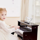 Hape Dynamic Sound Upright Wooden Mini Piano With Stool