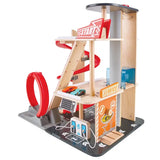Hape Gearhead Stunt Garage - High Rise Car Parking Lot