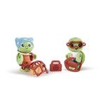 Hape Green Planet Exporers Kayl & Wai Turtle Figure Role Play Collection Set With Accessories - 11Pcs