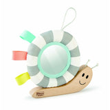 Hape Hook N' Look Snail Toy For Stroller And Baby Bed