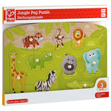 Hape Wooden Animal Jungle Peg Puzzle